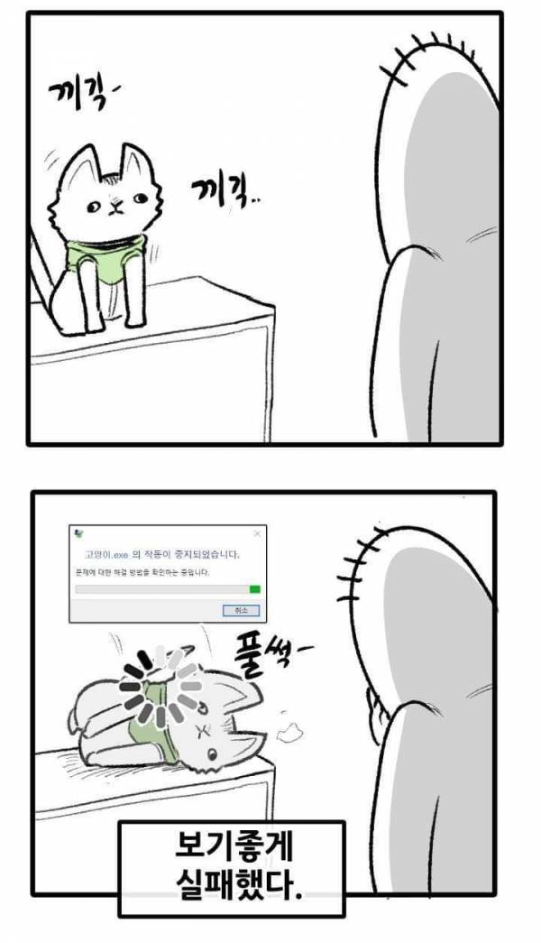 산책 가고 싶은 고양이 manhwa