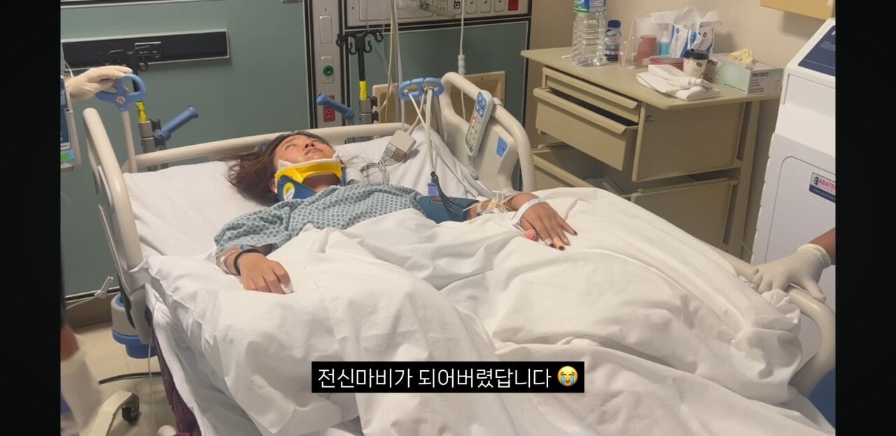 해외여행에서 단 1초만에 전신마비가 된 사람