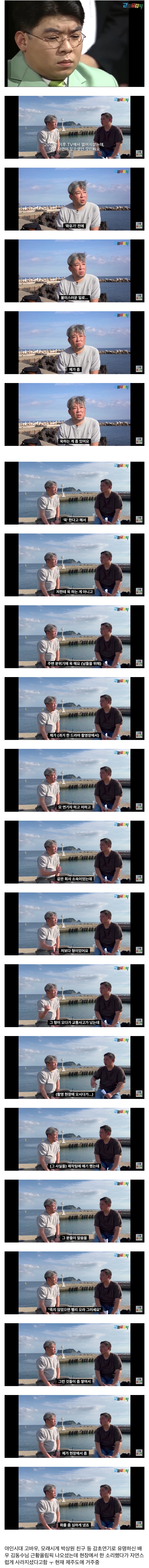 감초 배우가 갑자기 사라진 이유