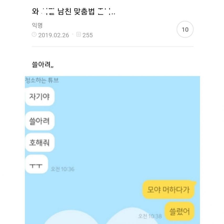 전남친 맞춤법 모음.jpg