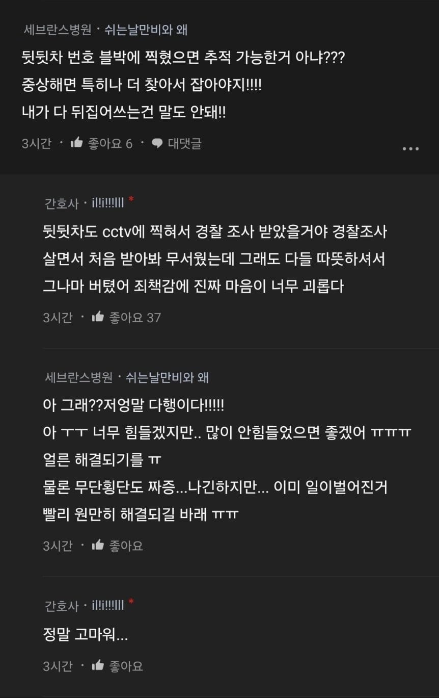 자연 현상에 트라우마가 생겨버린 불쌍한 운전자.blind
