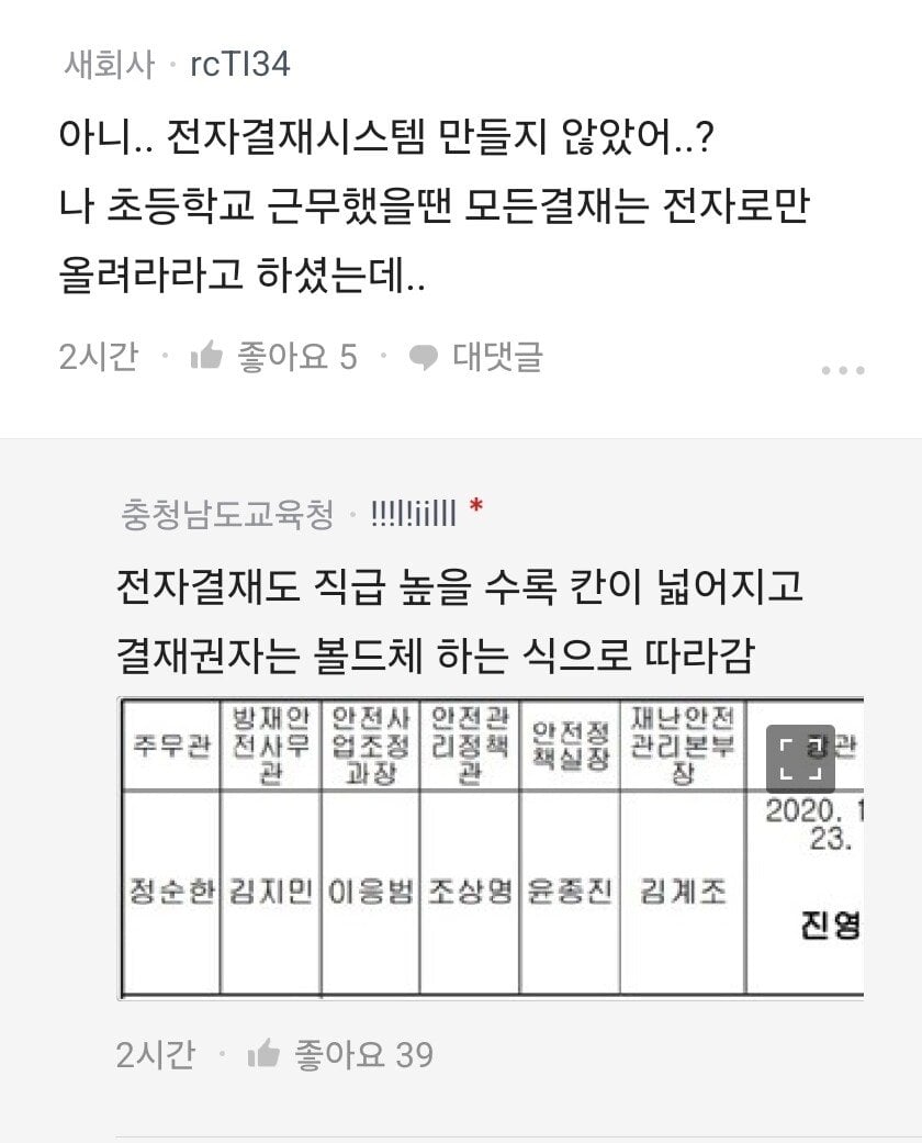 공무원 꼰대 문화 중에 하나.jpg