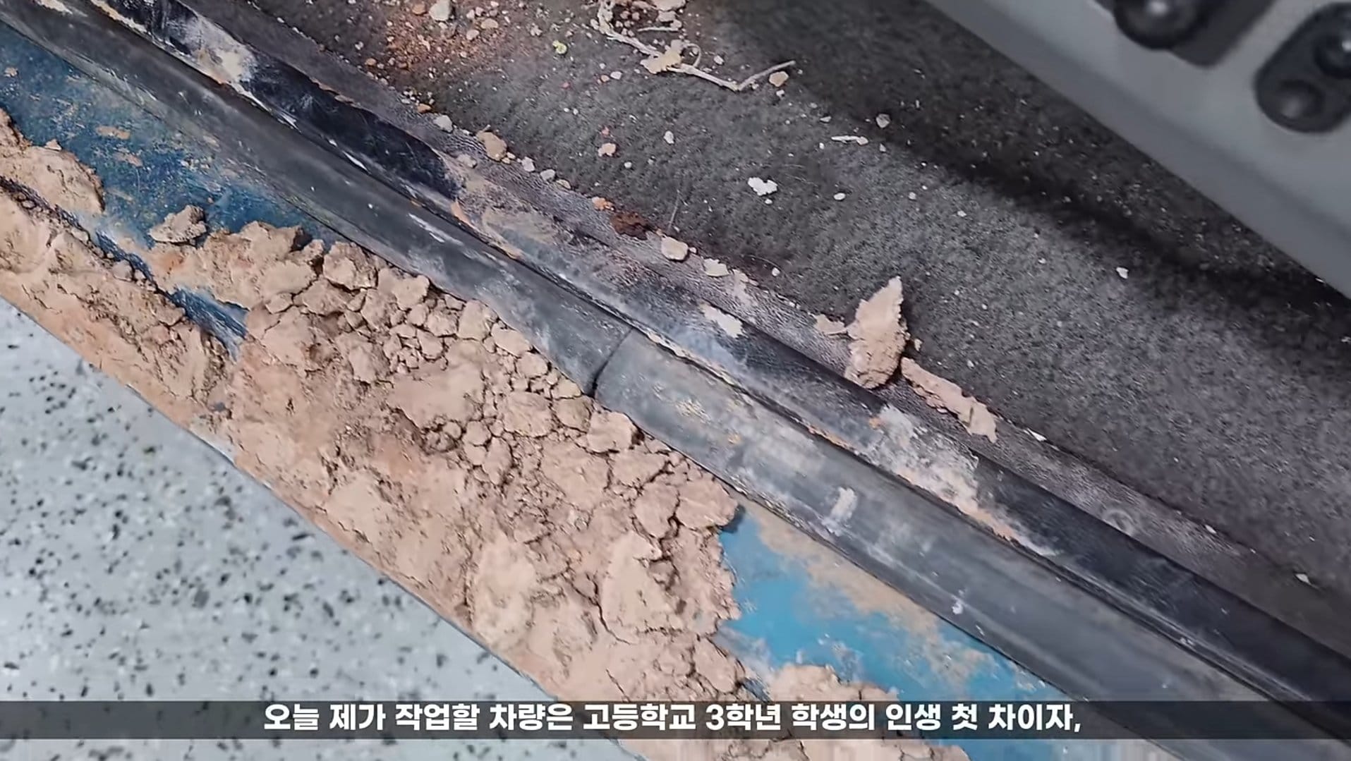 고3 여학생이 돈 모아서 구입한 자동차