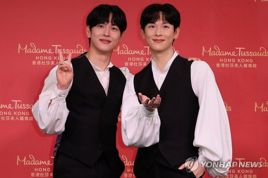 임시완 밀랍인형 공개 행사장 사진