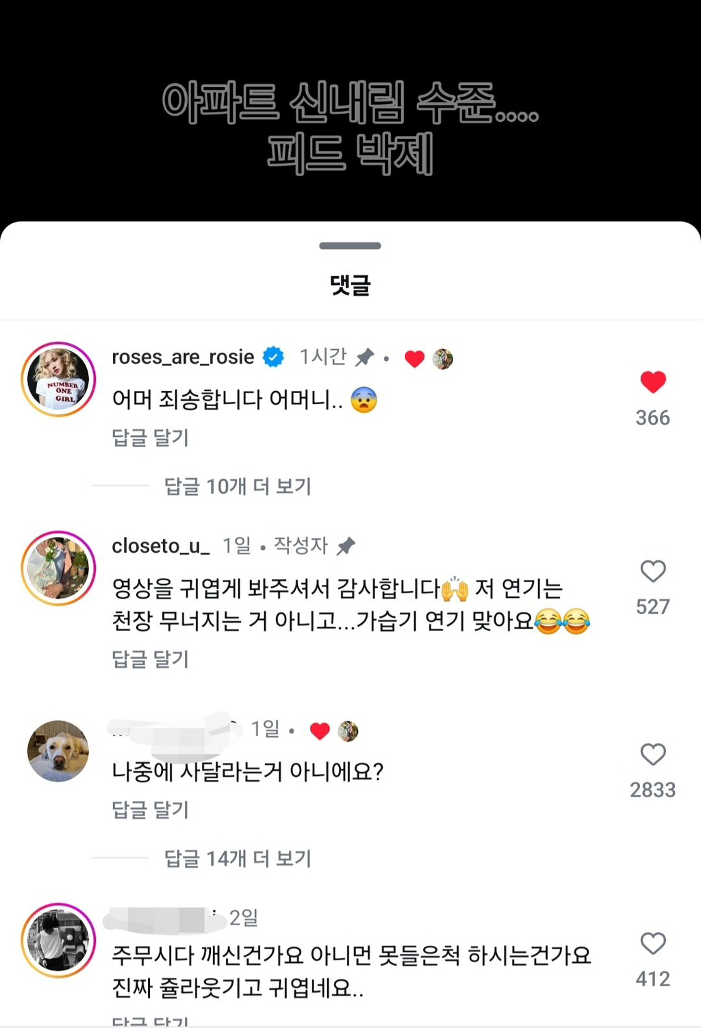 로제 아파트의 위험성을 영상을 본 로제.mp3