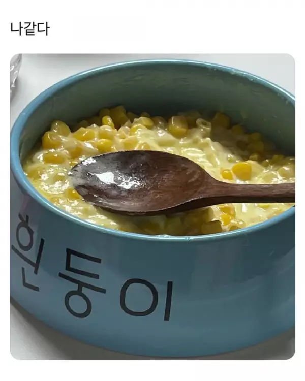 엄마가 이 그릇 좀 그만 쓰라고 화냄