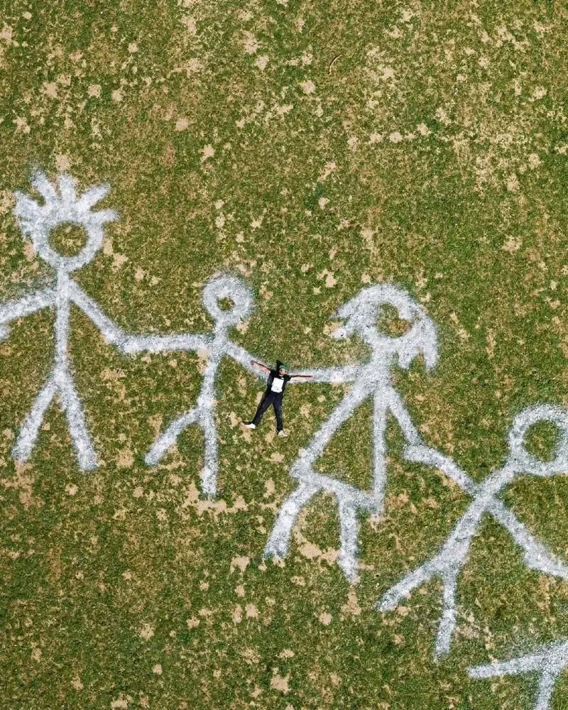 하늘에서만 볼 수 있는 거대한 그림