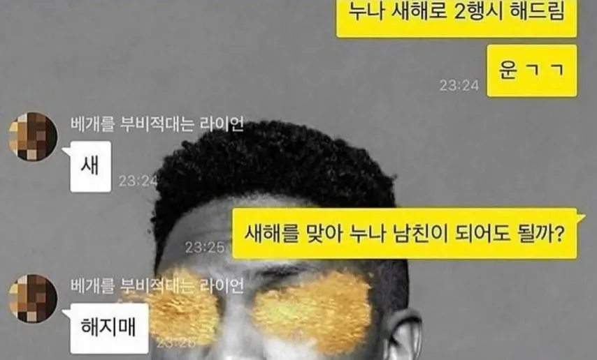 누나 새해로 2행시 해드림