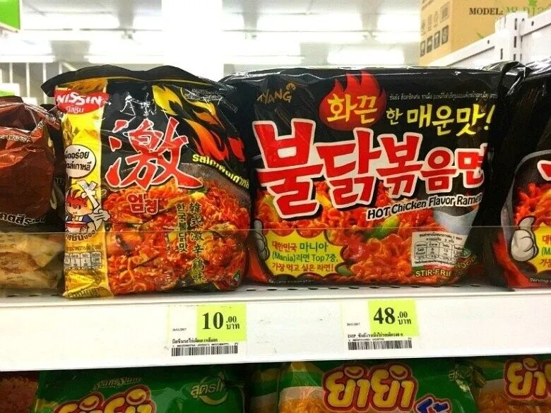 일본이 한국라면을 표절하는 시대