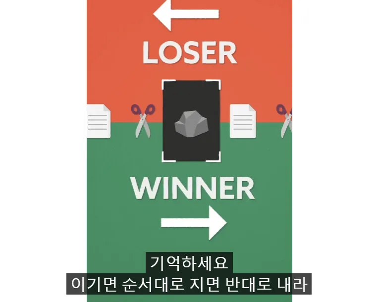 가위 바위 보 75%확률로 이기는 방법