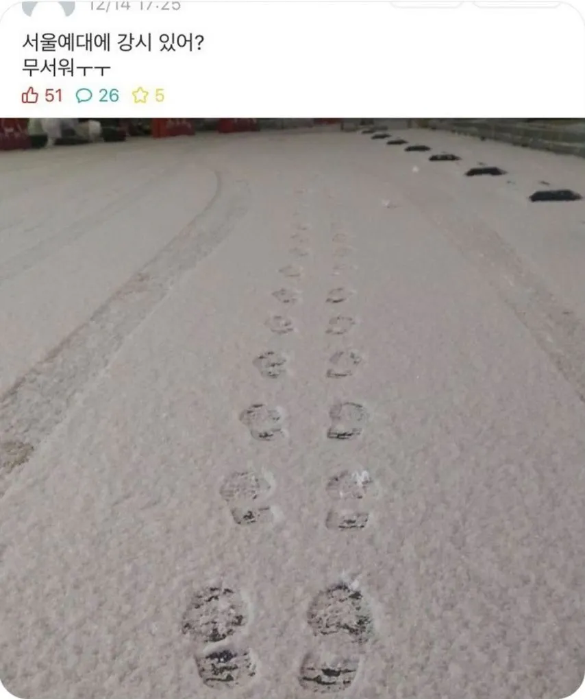 서울예대 강시 괴담