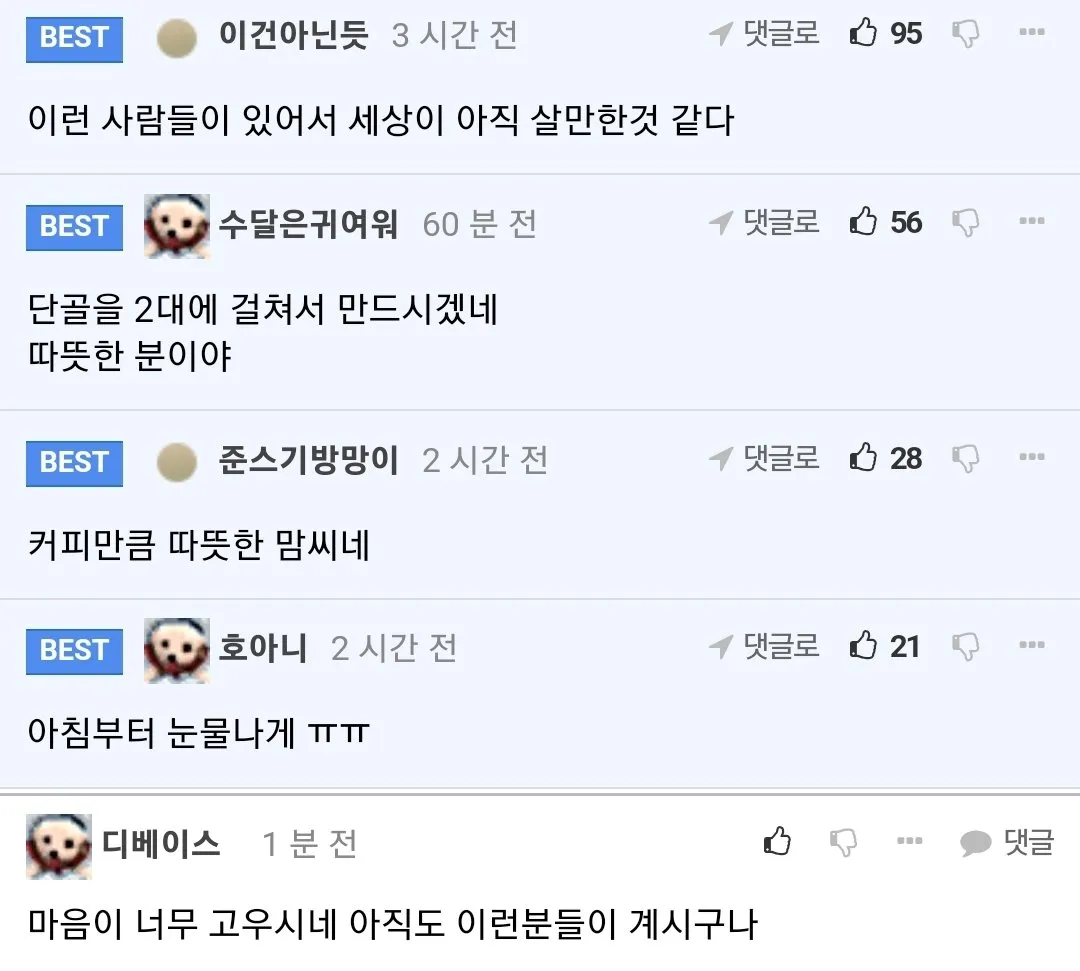단골 손님 장례식에 다녀온 카페 사장님