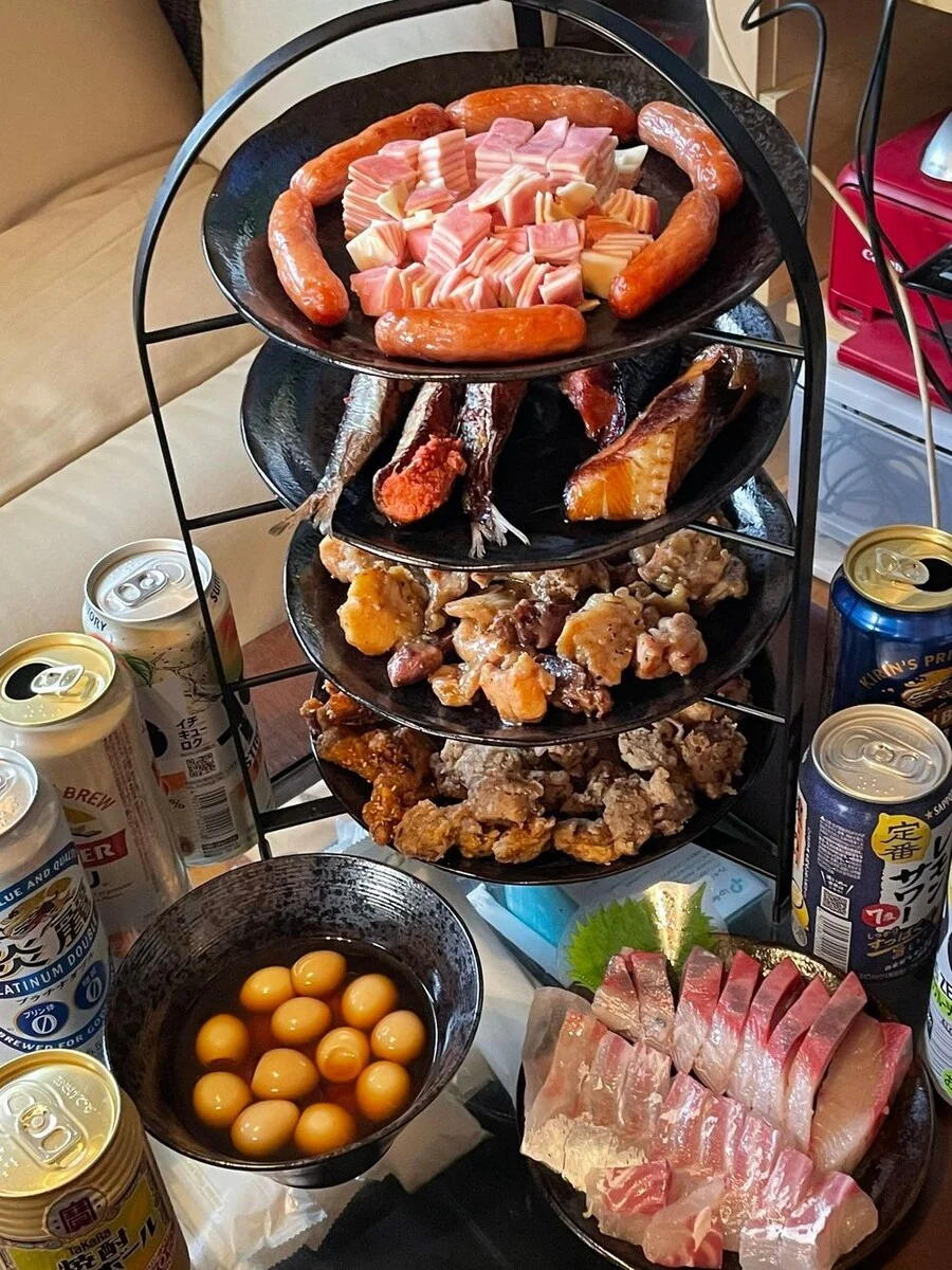 요즘 일본에서 유행이라는 사나이 티파티 세트