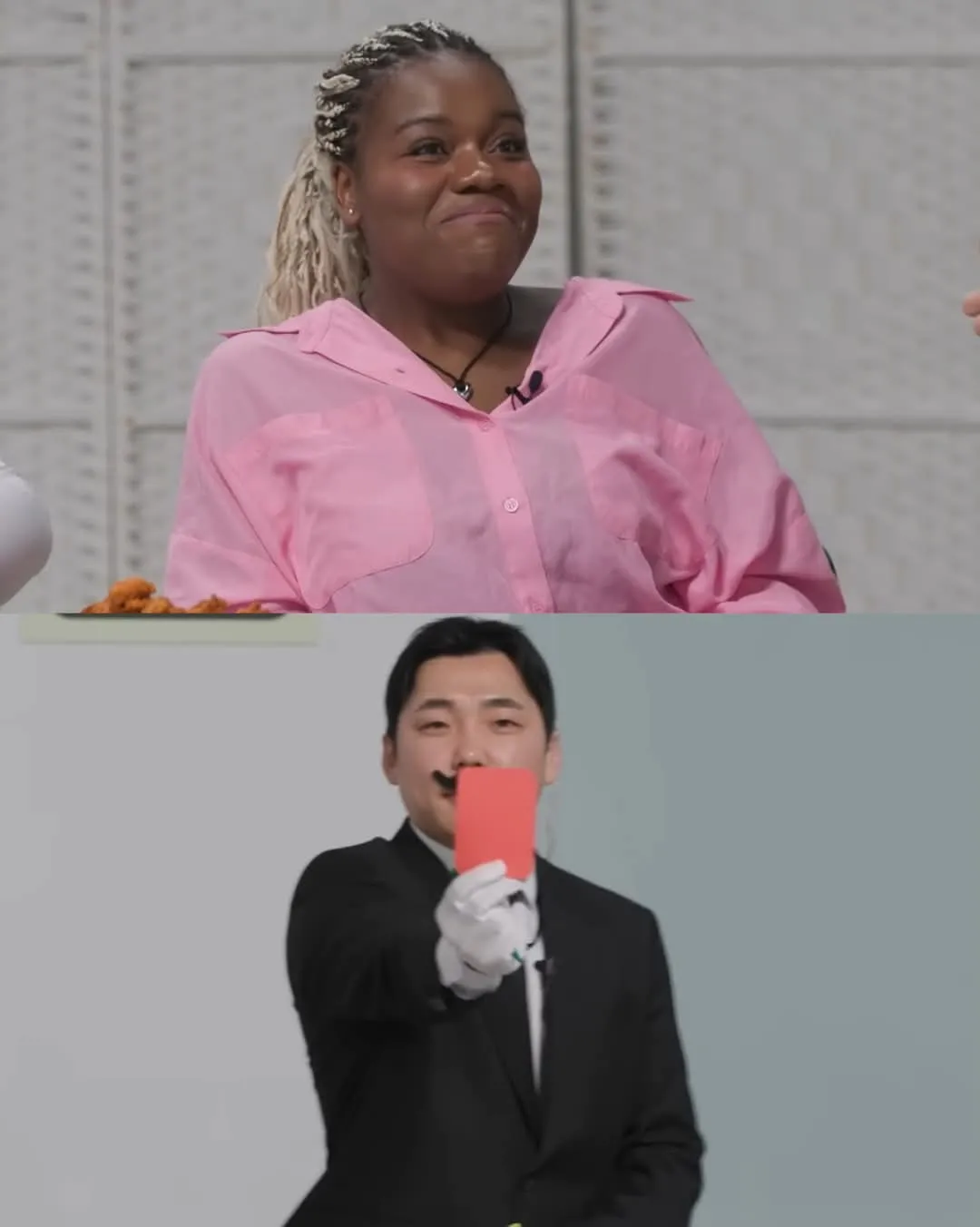 절대 웃으면 안되는 생일파티 에서 5분만에 탈락한 파트리샤