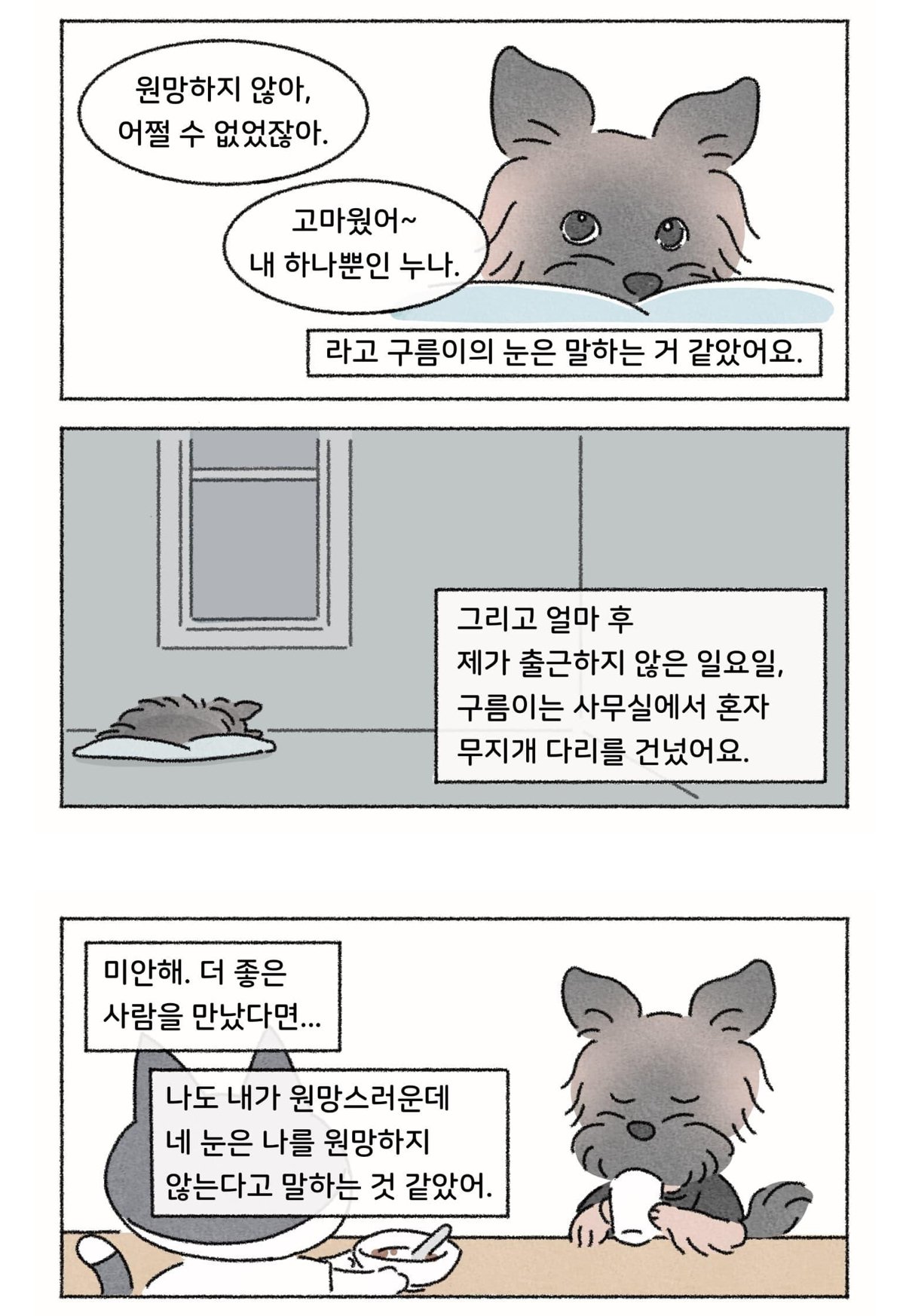 작가가 욕이나 박고 가라고한 사연툰