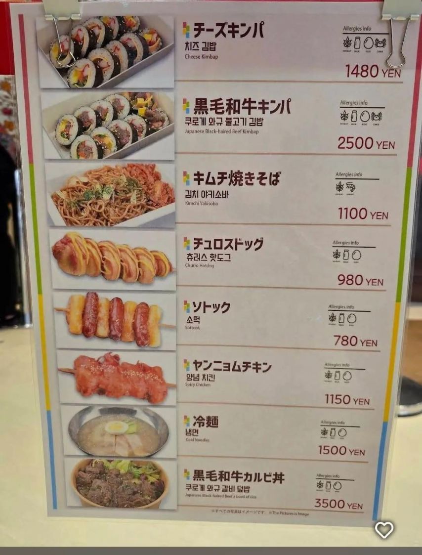 일본엑스포 물가 수준
