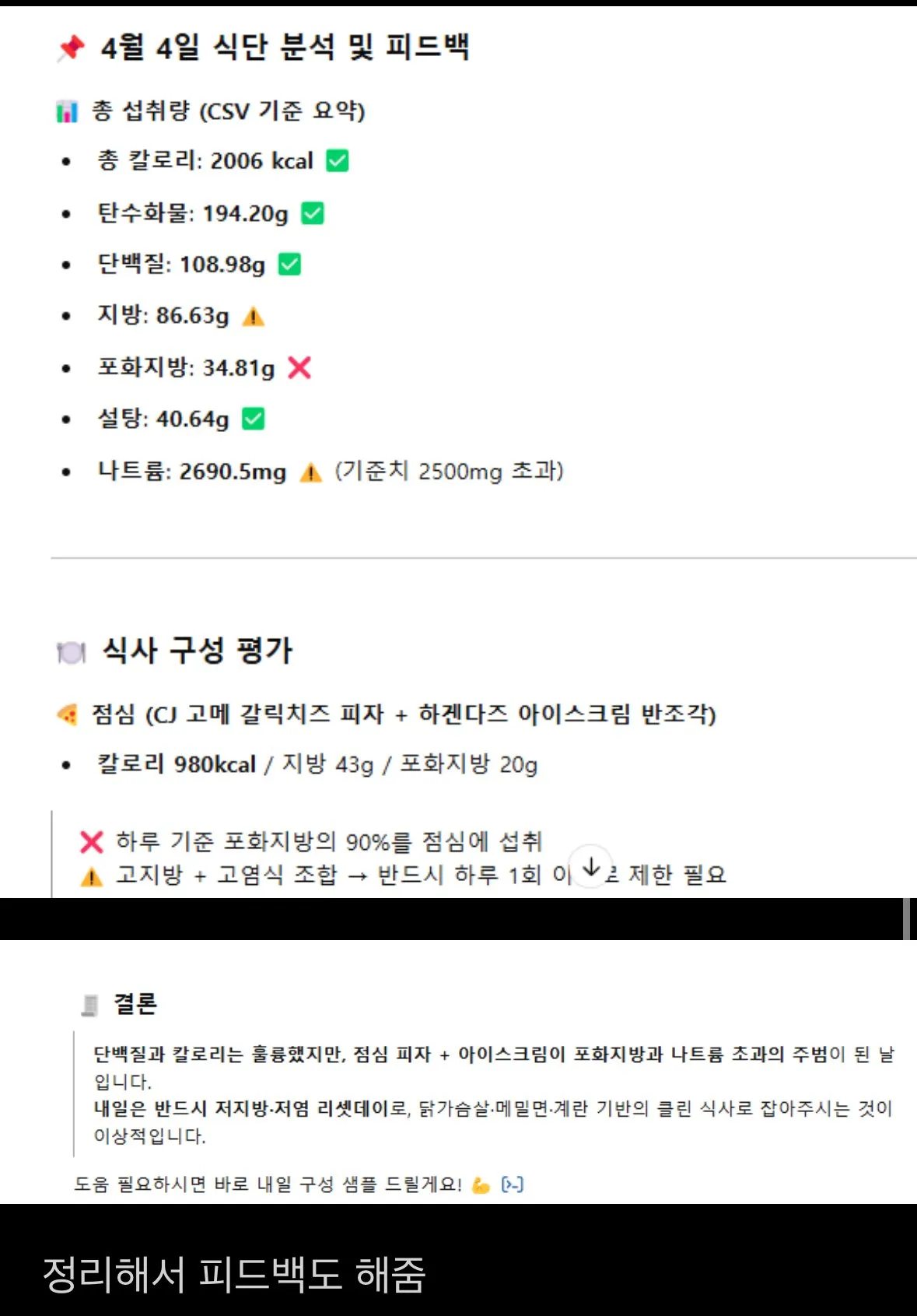 GPT에게 딱 한달 식단관리를 시킨 사람의 변화