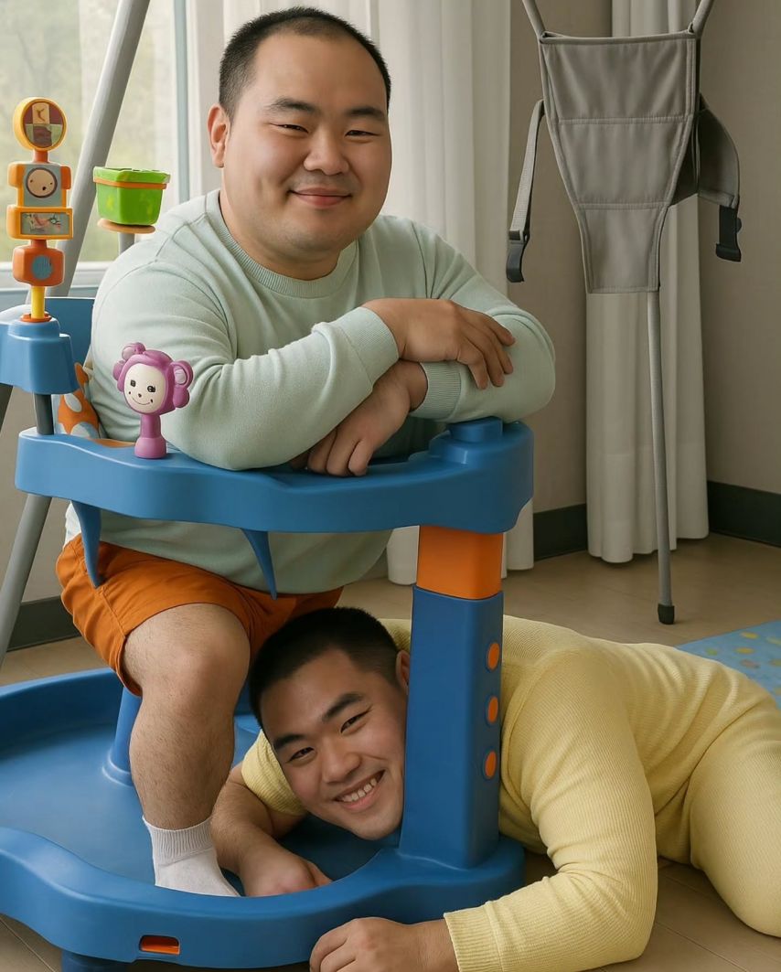 우리  아기  2명 20살 모습 보여줘