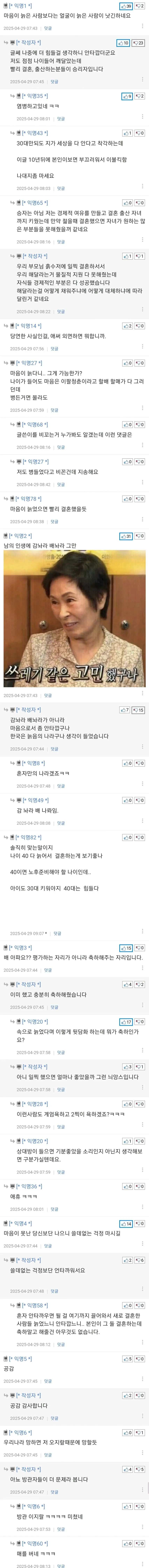 결혼식 다녀온 어느 여성의 후기