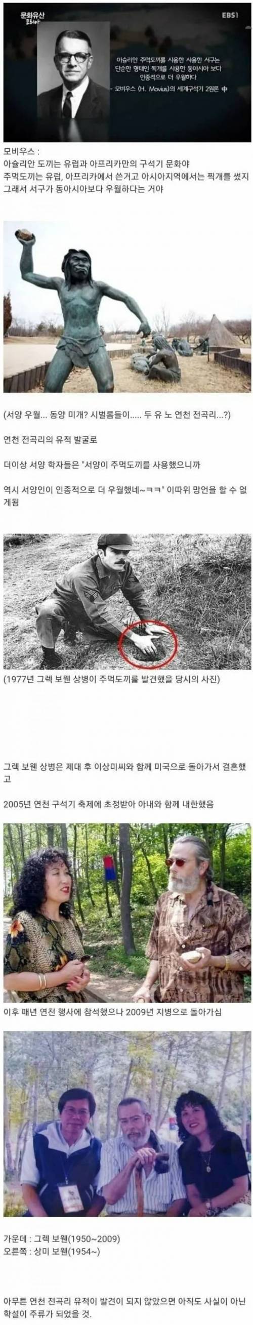[스압] 주한 미군이 우연히 발견한 고고학계를 뒤흔든 유물