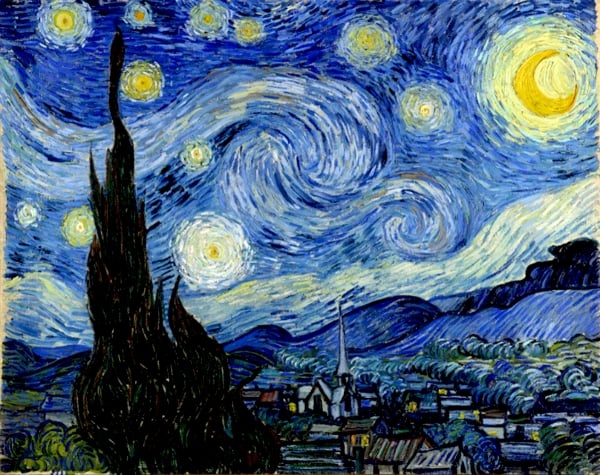 고흐 그림 볼때마다 이렇게 물감을 쓰니까 돈이 없지...