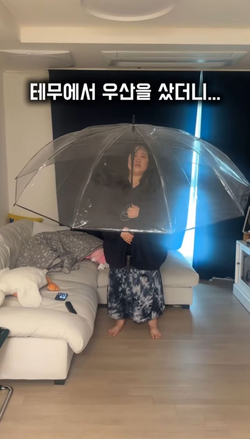 테무에서 우산 잘못 산 어느 유튜버