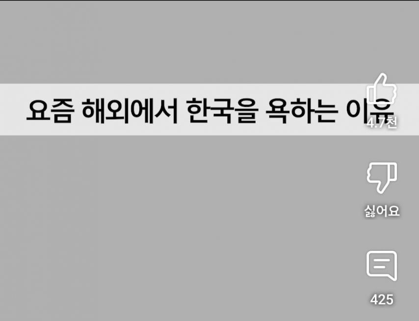 한국 까는 해외 유튜버가 많아진 이유.jpg