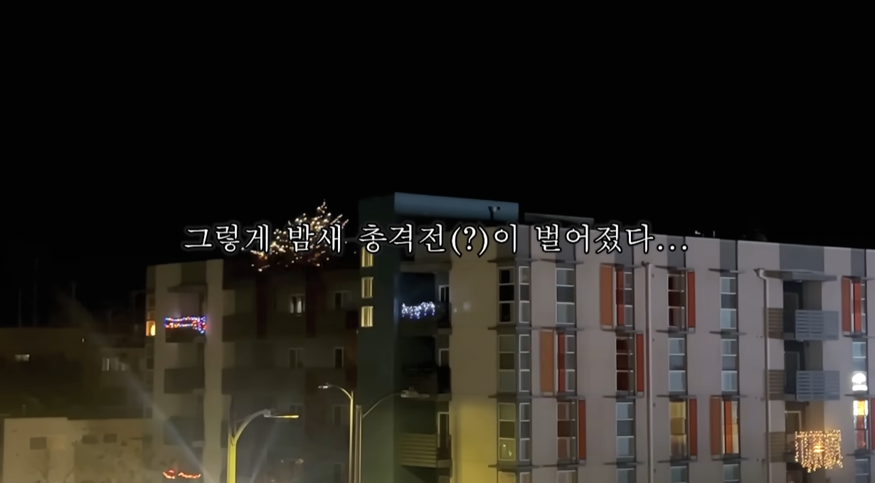 미국에서 밤늦게 편의점가다 총소리를 들은 유튜바