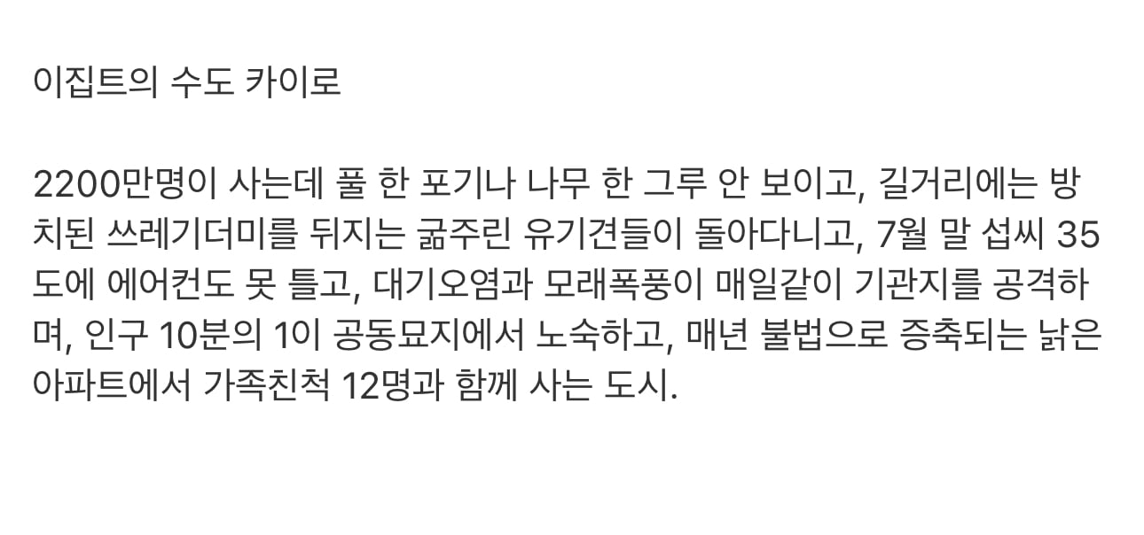 한국 아파트그라드는 우습게 보인다는 이 나라 수도