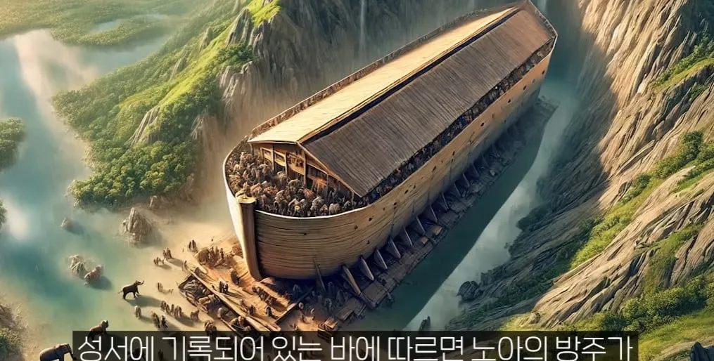 발굴되는 노아의 방주