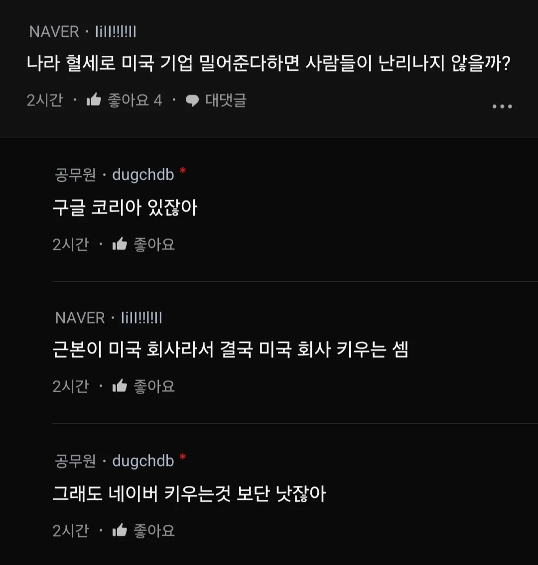 왜 국가는 ai를 네카오 밀어주는거야?.blind