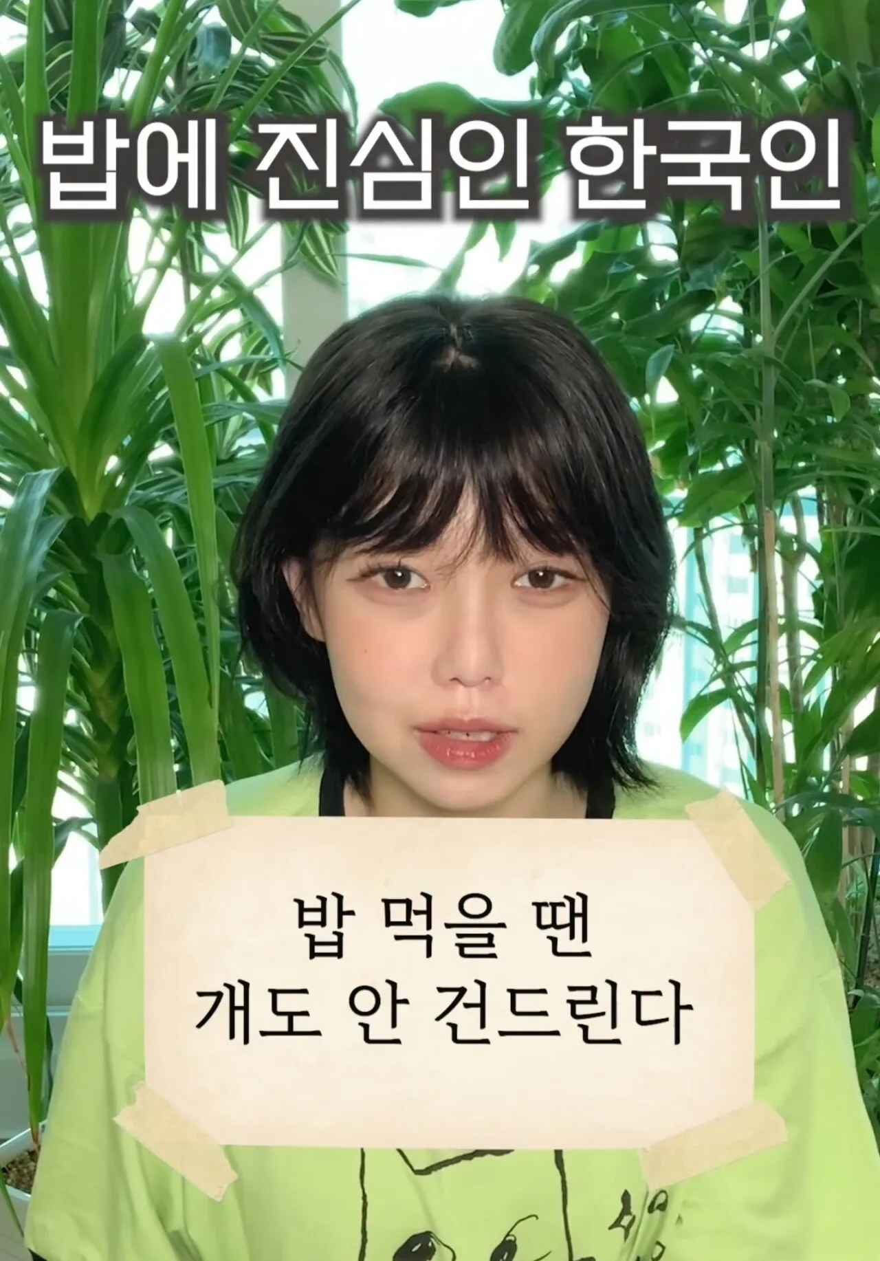 밥 먹을 땐 개도 안 건드린다 해석 논란