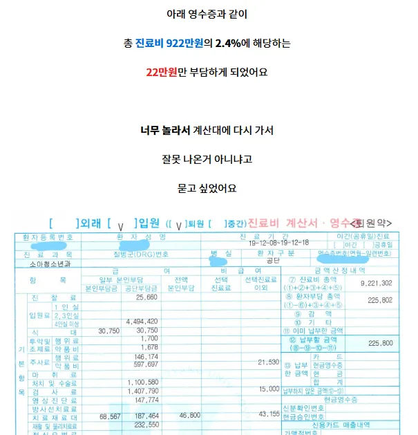 미국에서 신생아가 니큐에 8~10주 있는 비용