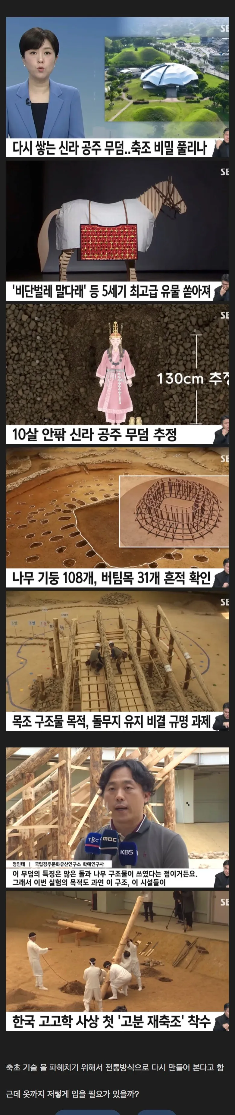 고증에 진심인 한국 고고학계