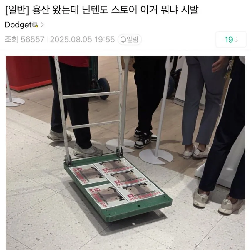 용산 닌텐도샵 근황