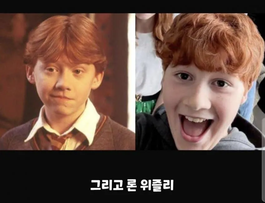 HBO 해리포터에서 최근 캐스팅 된 위즐리남매