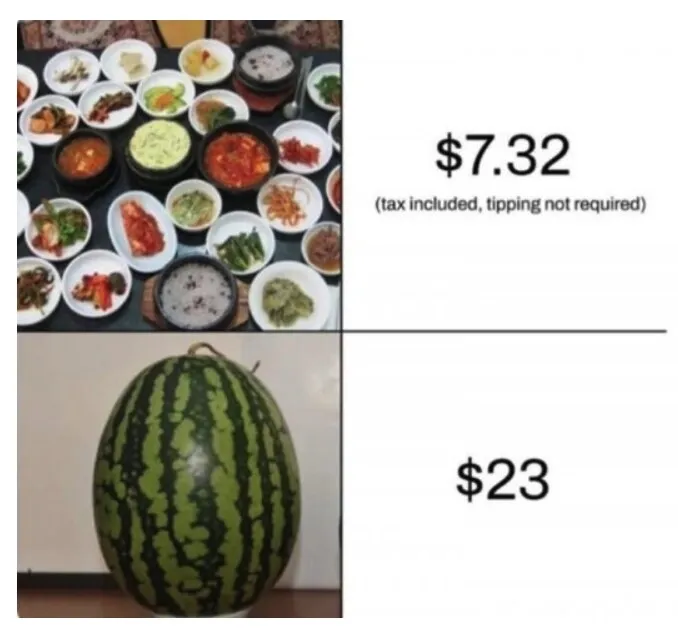 외국 사람들이 이해를 못하겠다는 한국의 물가.jpg
