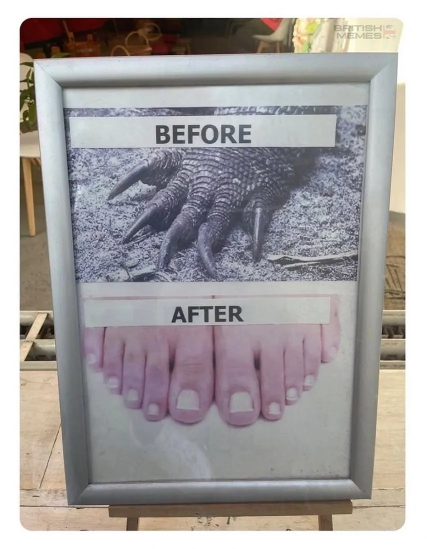 네일샵 광고판