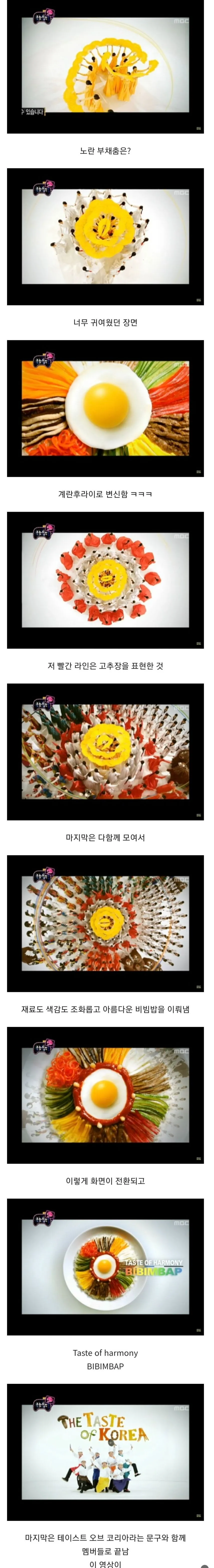미국에 비빔밥 알리려고 광고도 찍었던 무한도전