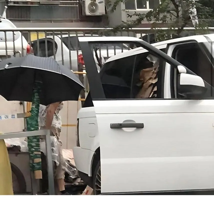 강남 폐지줍는 노인