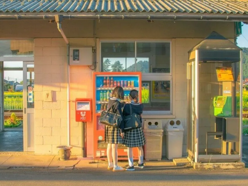 애니풍 촬영이 취미인 일본 여고생