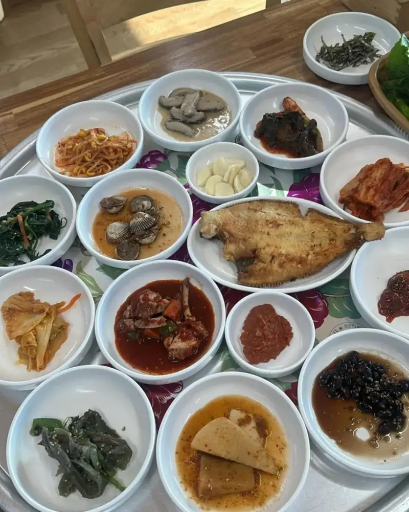 삼겹살 백반 1인분 12,000원 기사식당