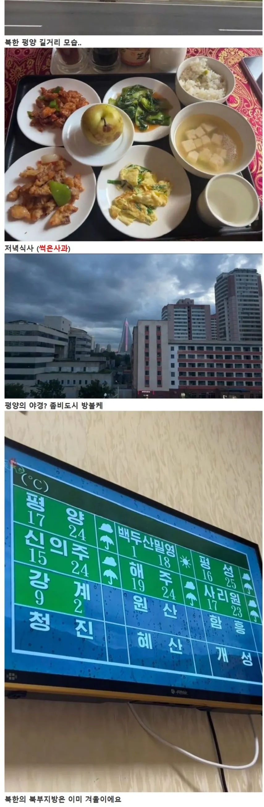 최신 북한 사람들의 하루 일상