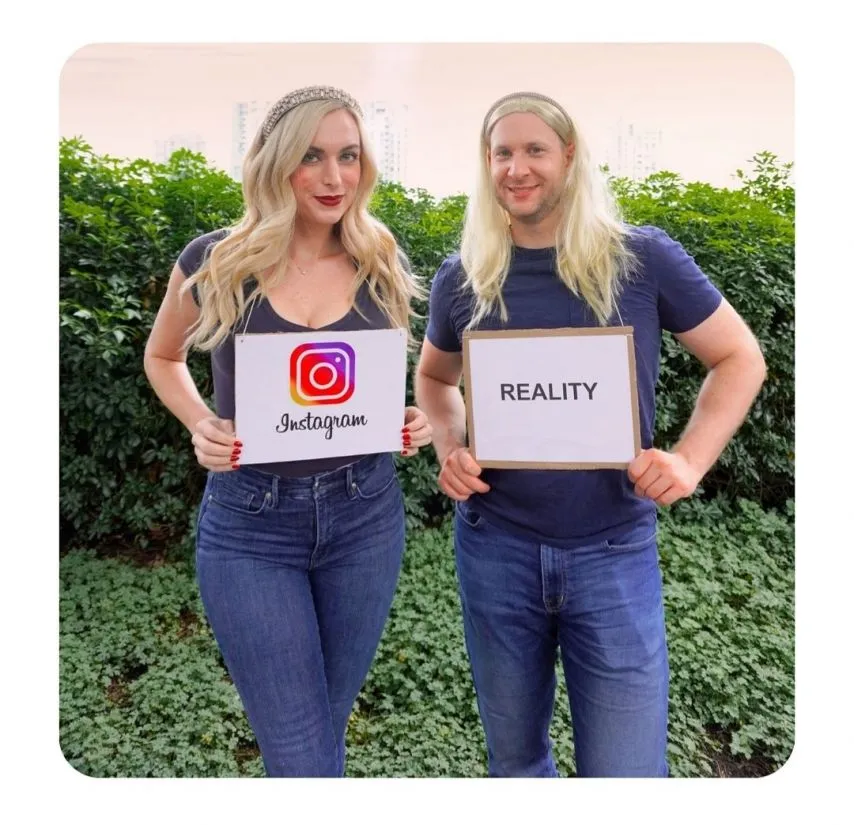 온라인 사진의 실상