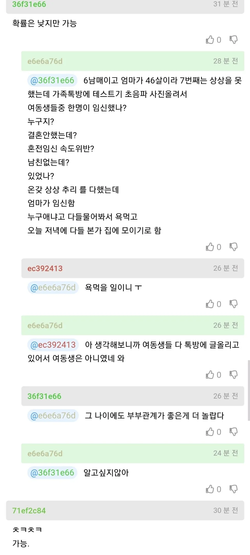 여자나이 46살에 임신이 가능한가요?