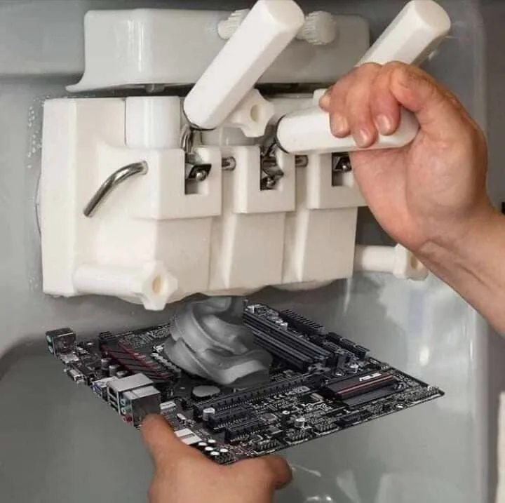 써멀 바르는 법