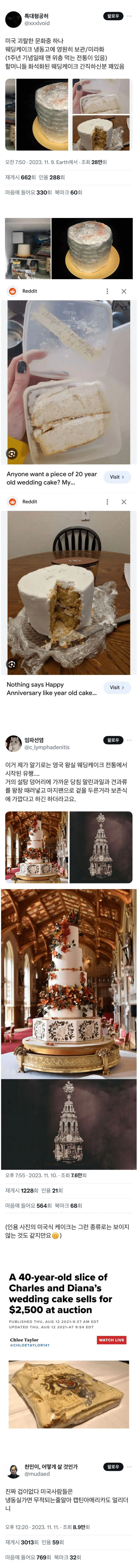 미국의 괴랄한 문화 중 하나.