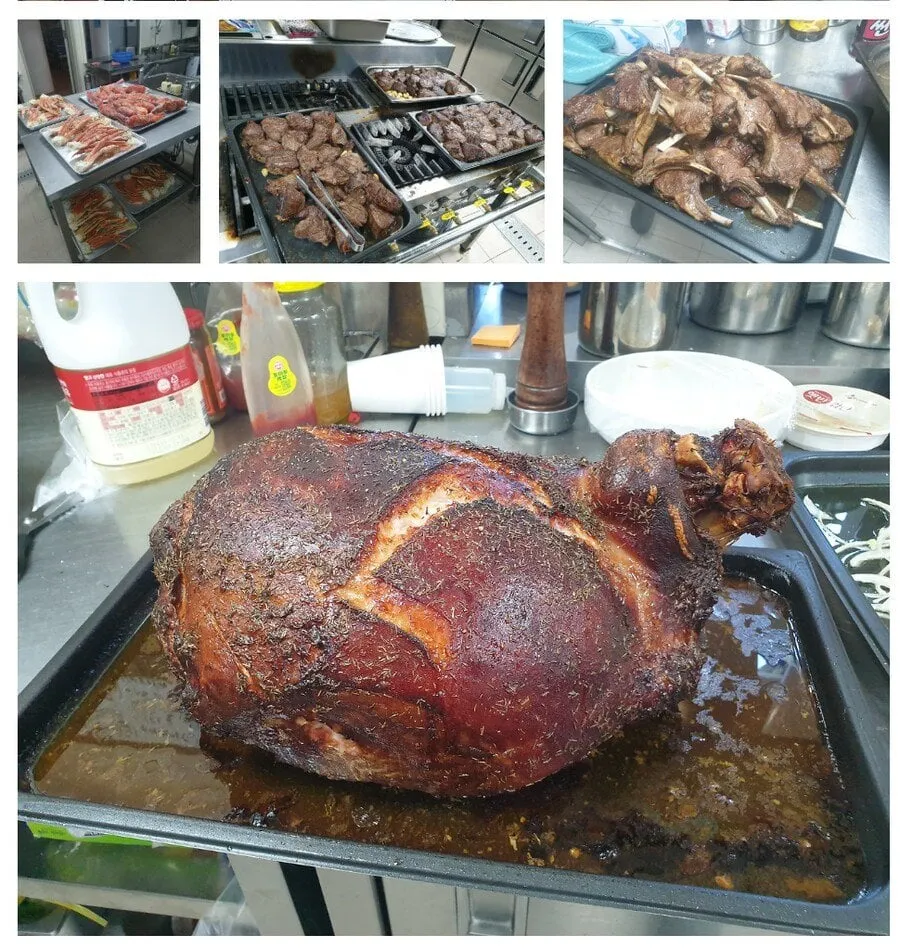 남극기지 실제 식사