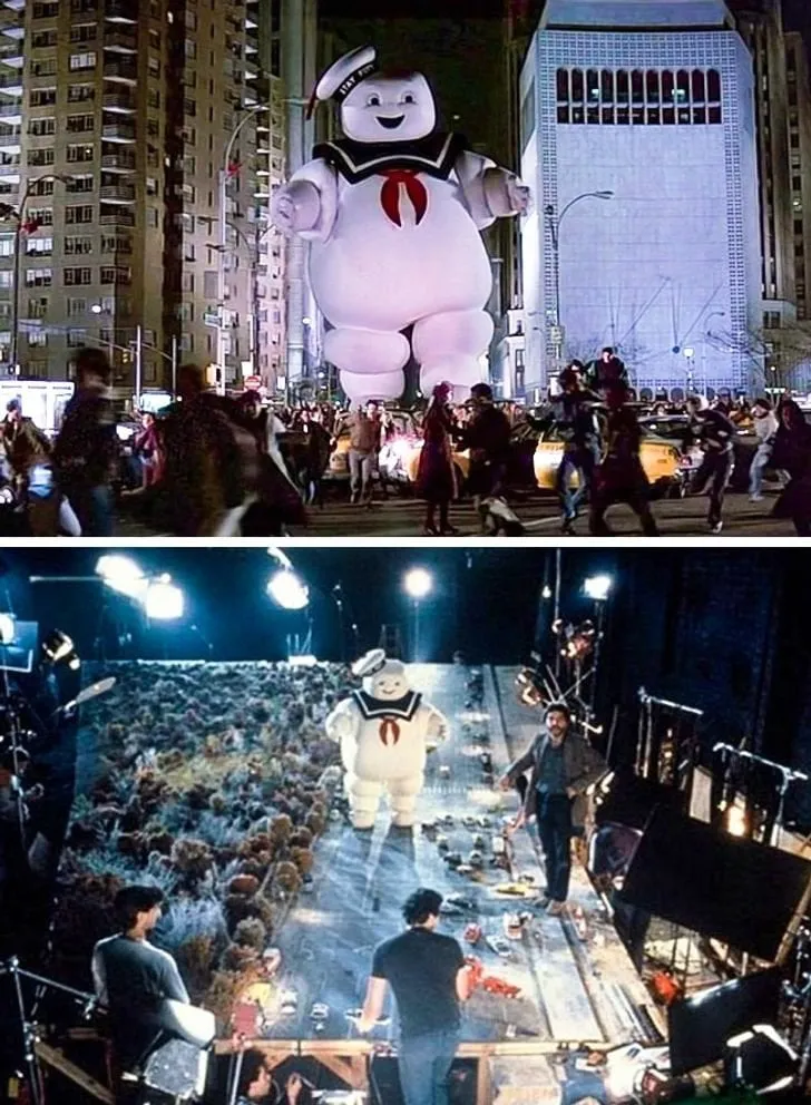 CG 없던 시절의 스케일 표현