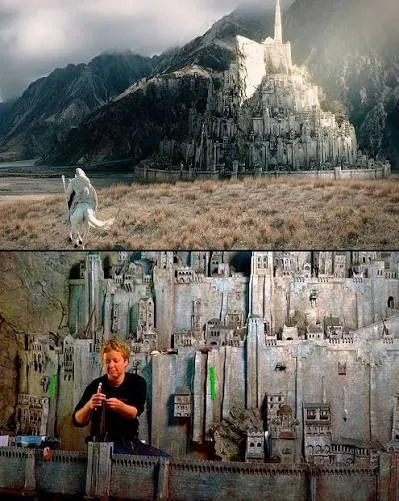 CG 없던 시절의 스케일 표현